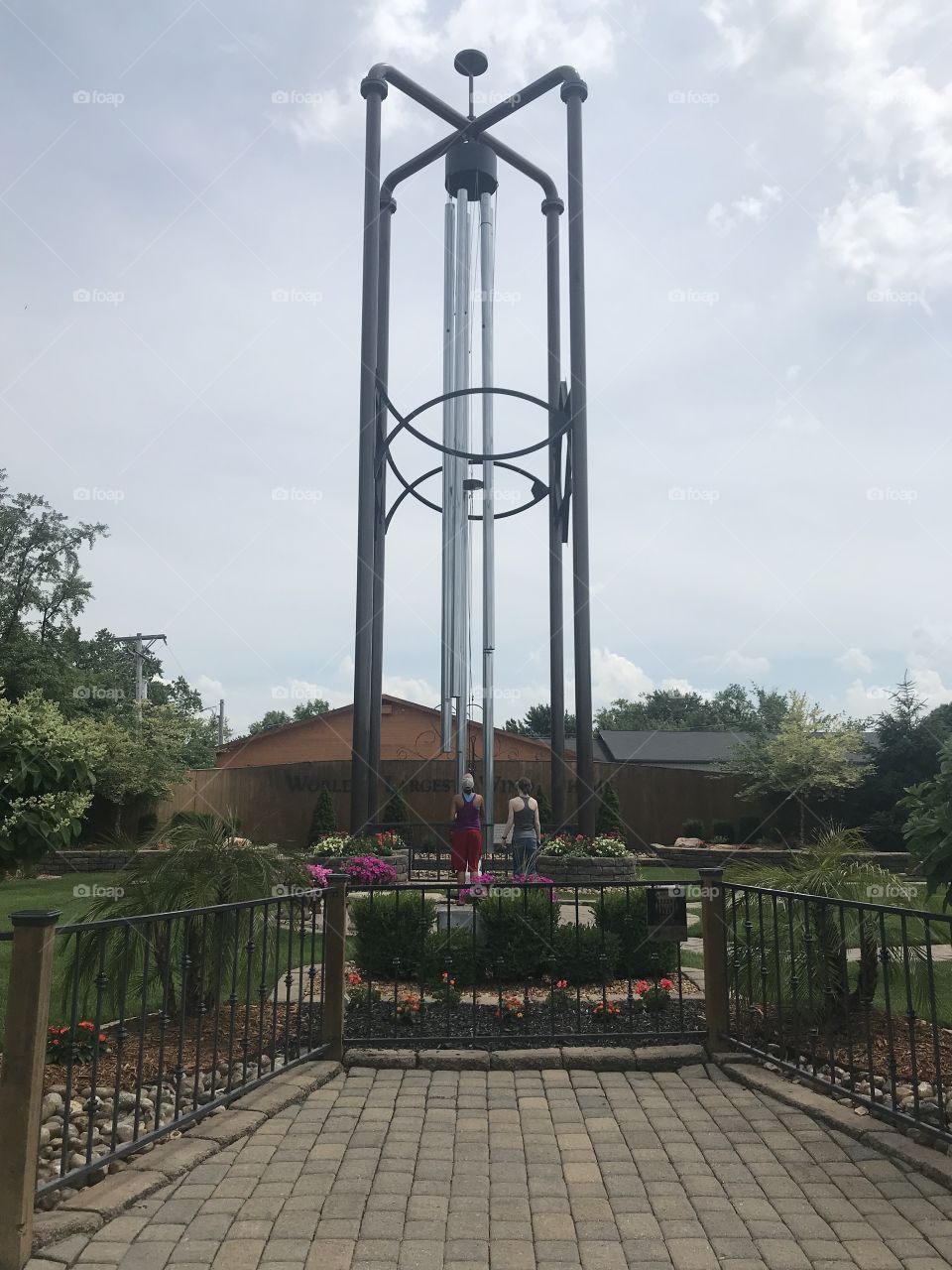 Worlds largest wind chime
