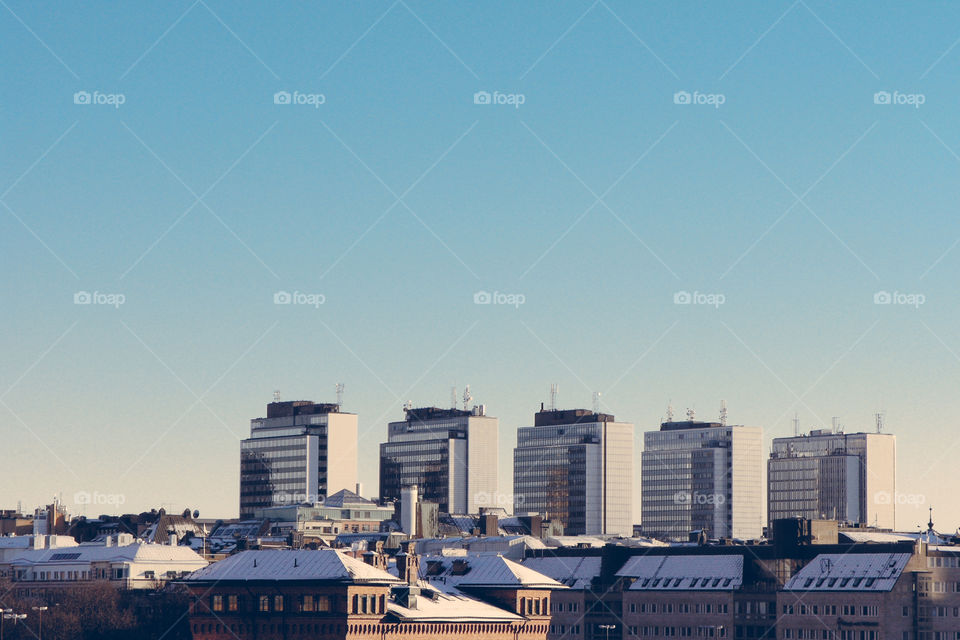 Stockholm skyline