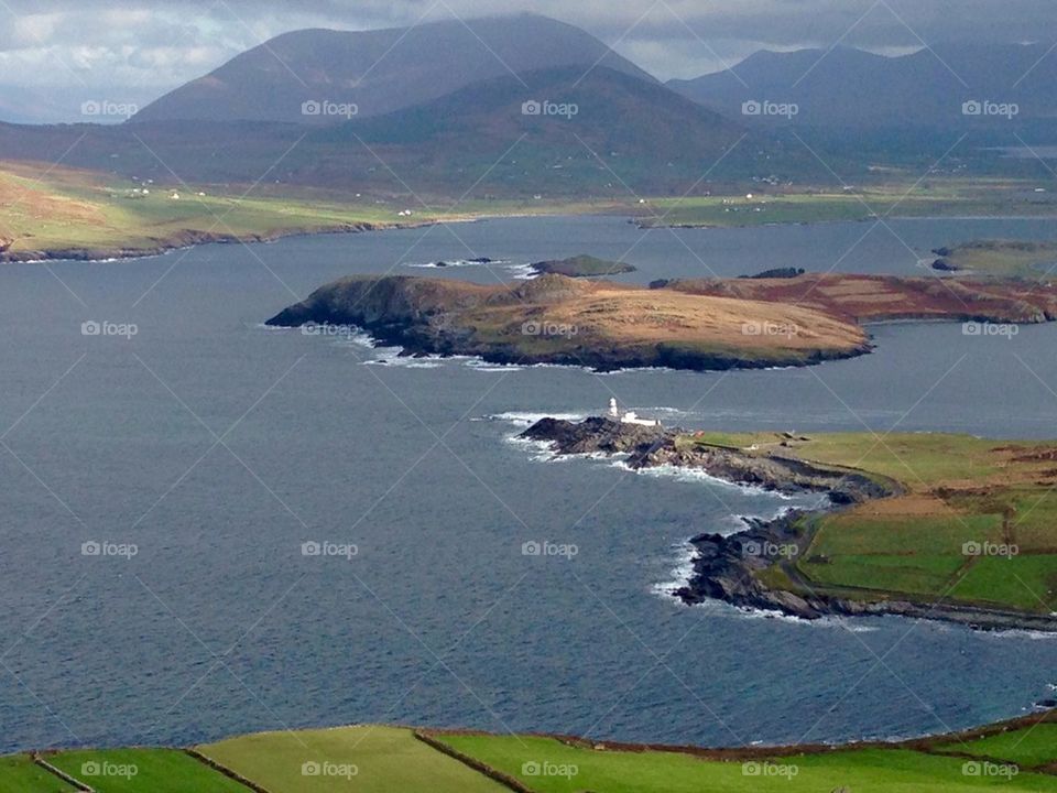Ireland from a mountain