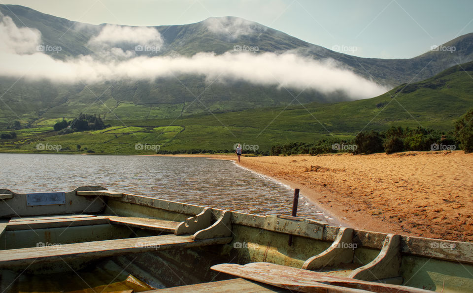 Loch Na Fooey in, connemara, county Galway, Ireland