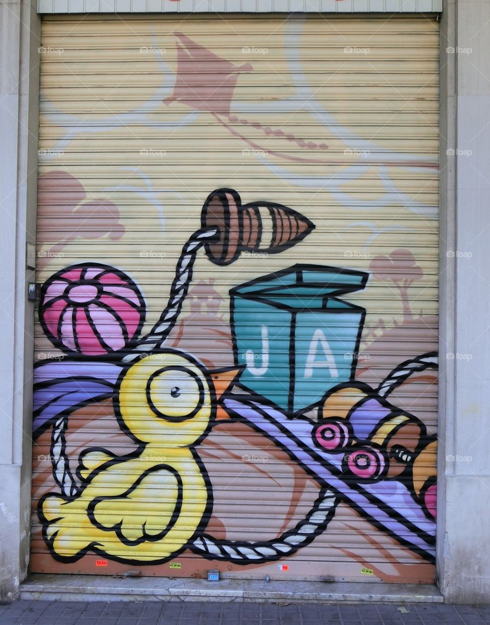 Grafitti, Barcelona