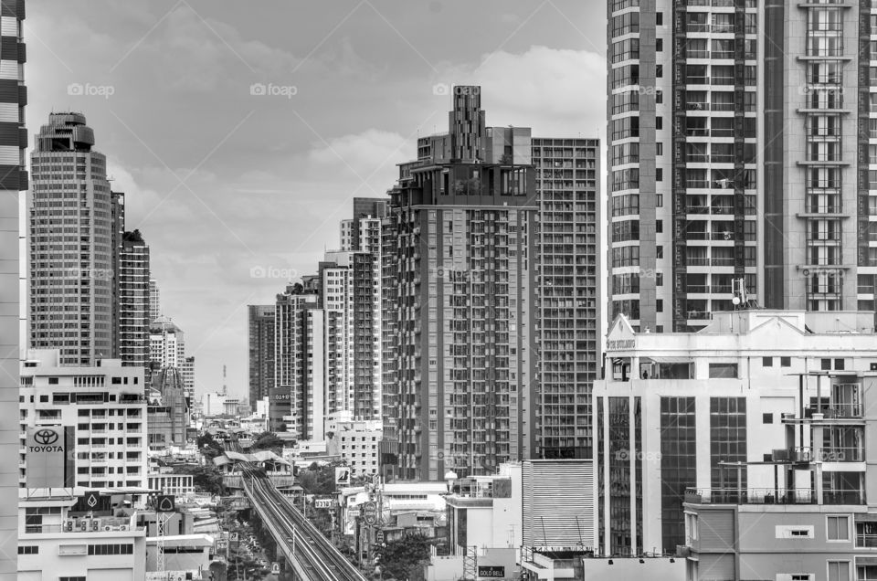 Hong Kong buildings. Amazing concentration of buildings 