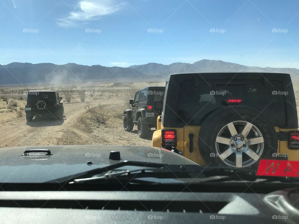 Jeeping in the Desert
