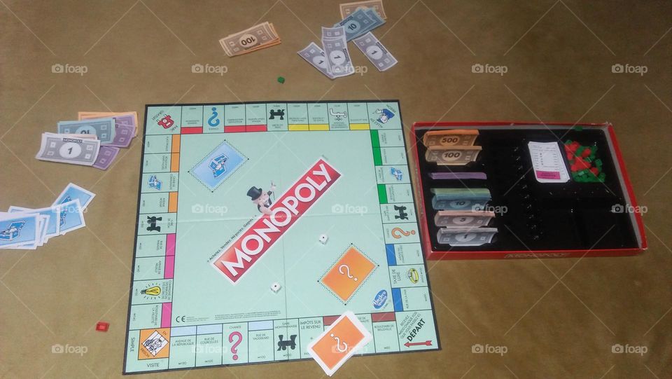 Monopoly game.