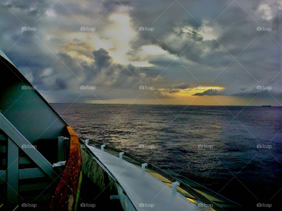 Storms out in the ocean