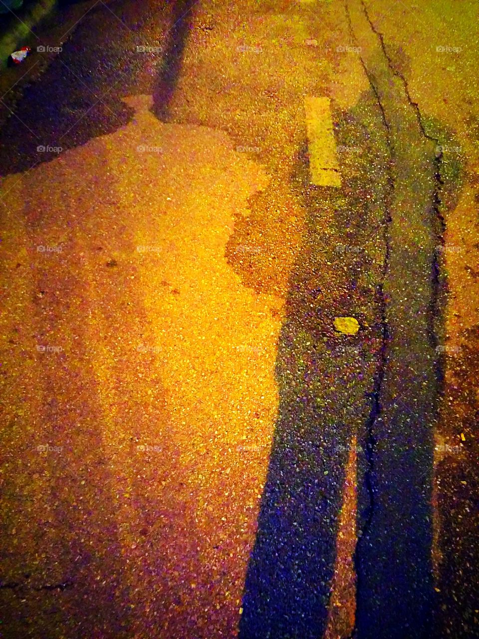 shadows on the street