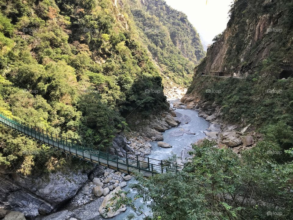 Bridge over Taroko Gorge