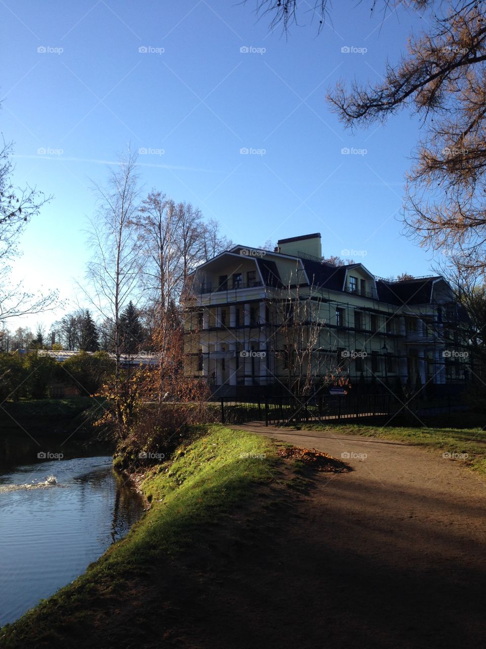 Krestovsky island in Saint P