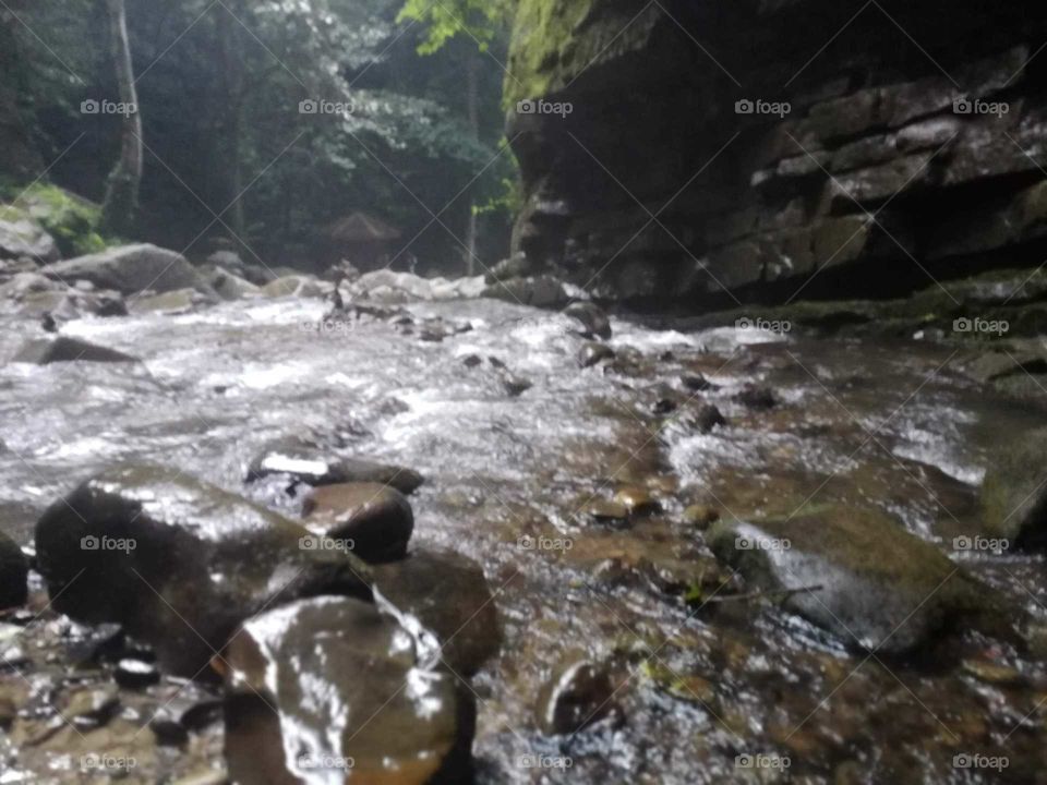 Waterfall in borneo