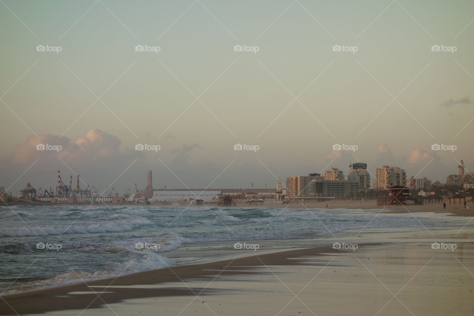 Ashdod beach. Israel