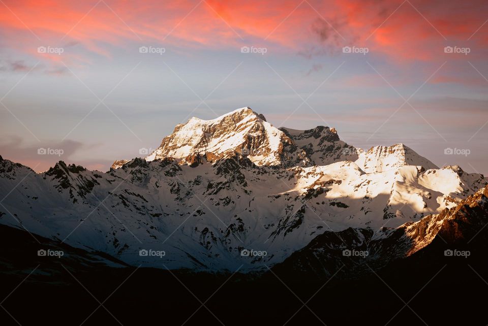 Top of Monte Vèlan at dawn