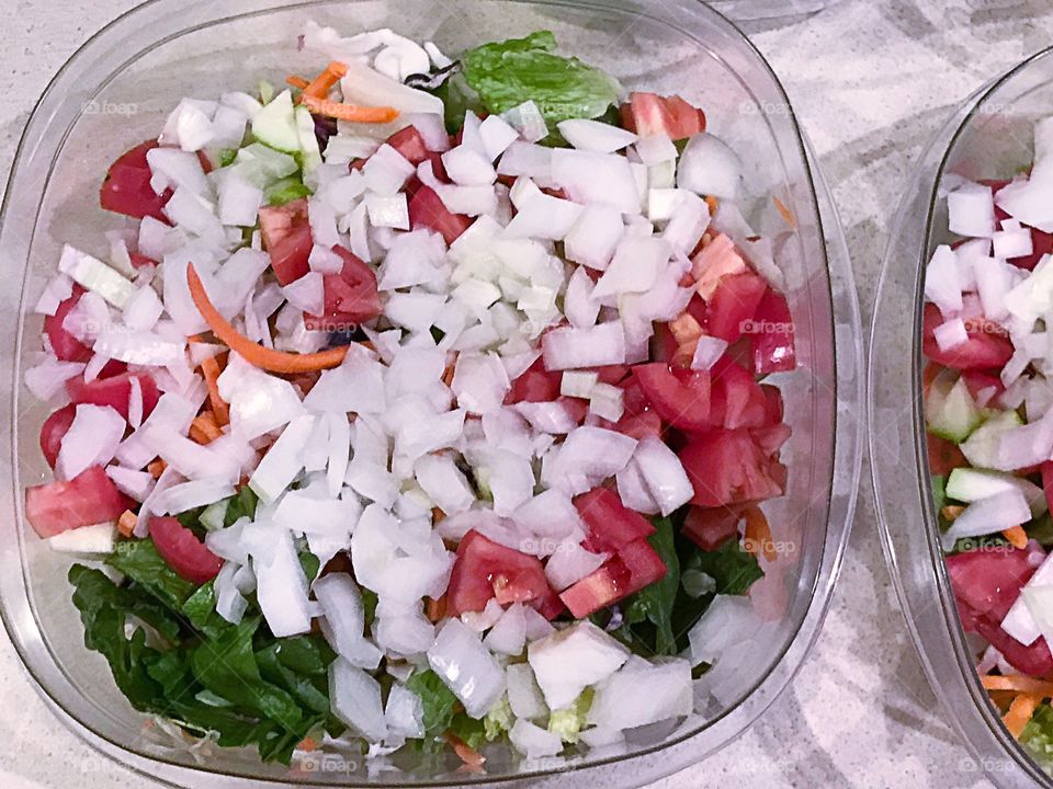 Diced salad