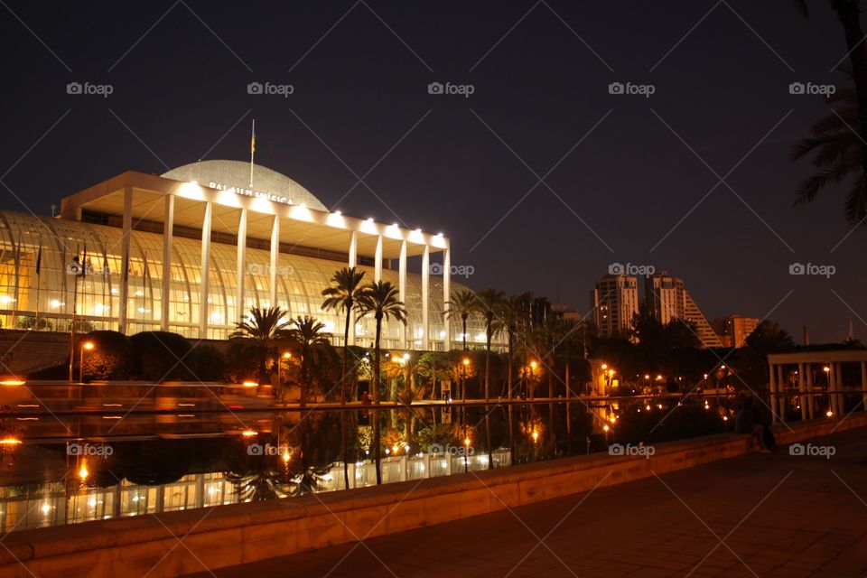 Travel, City, Architecture, Light, Evening