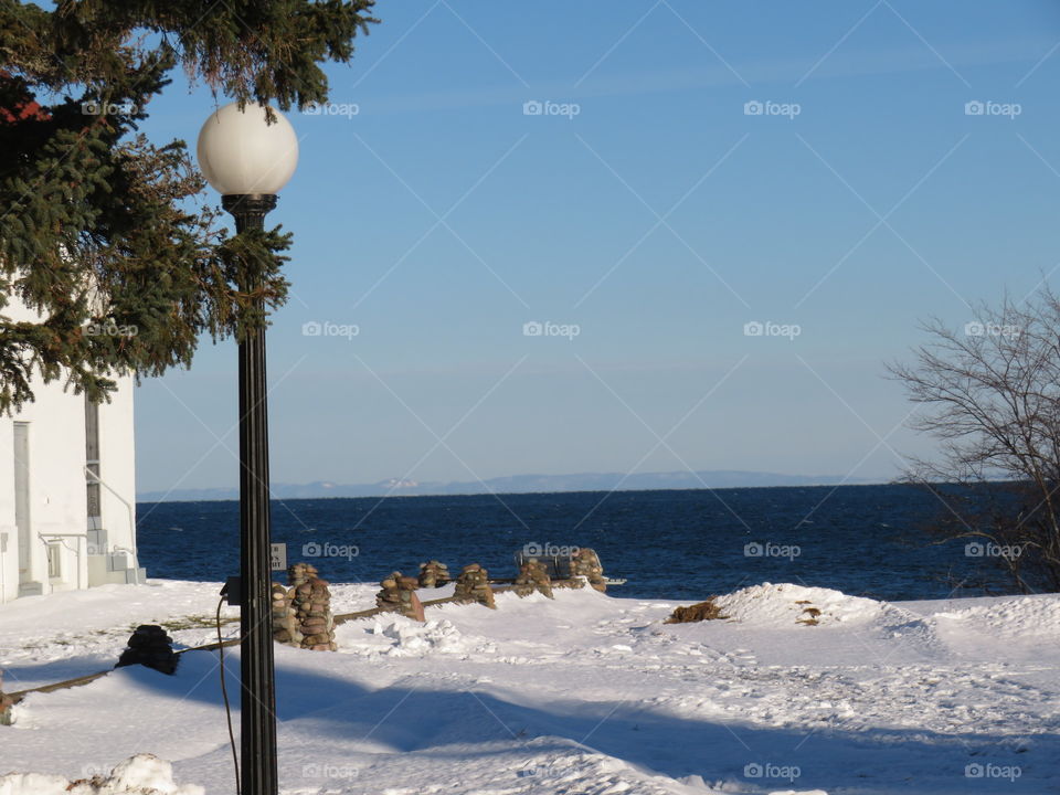 Lake Superior in winter