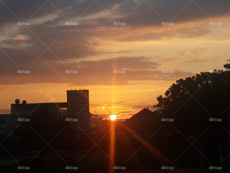sunset - redsky my photography