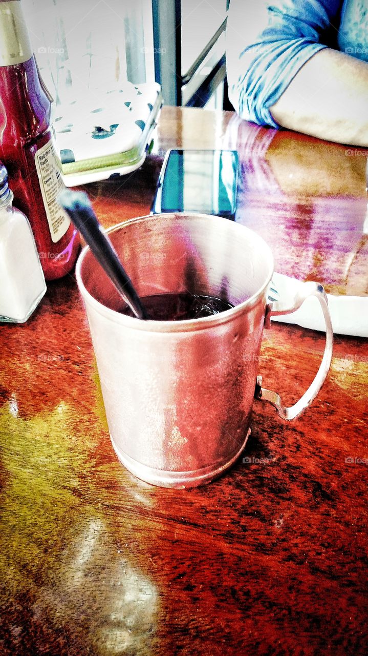 Moscow Mule in copper cup