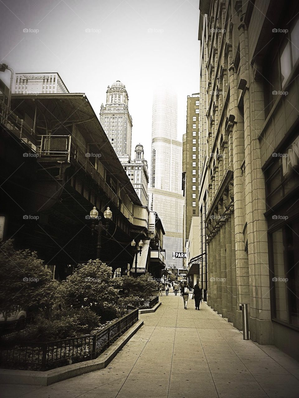 Foggy Wabash Avenue