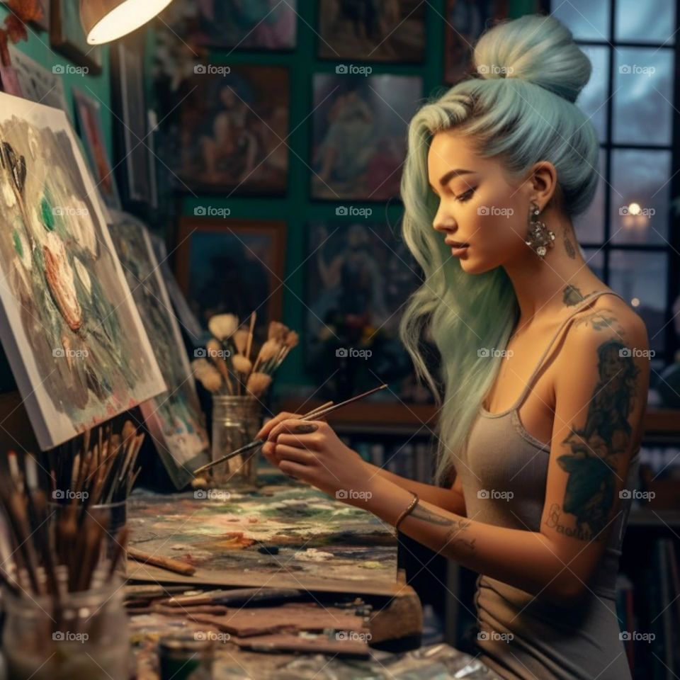 Painting Girl