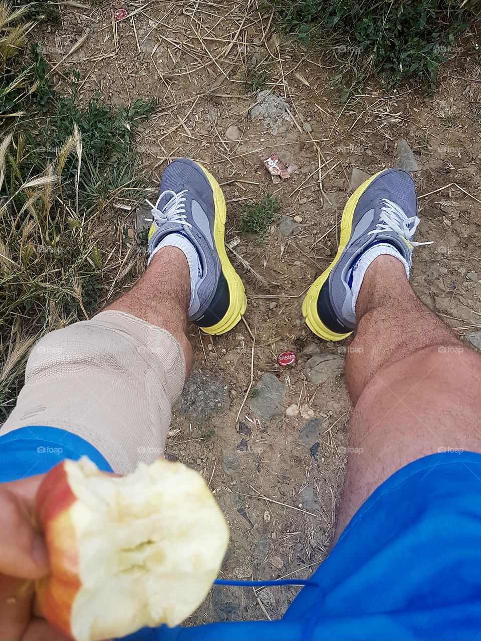 vitaminization with apple during running