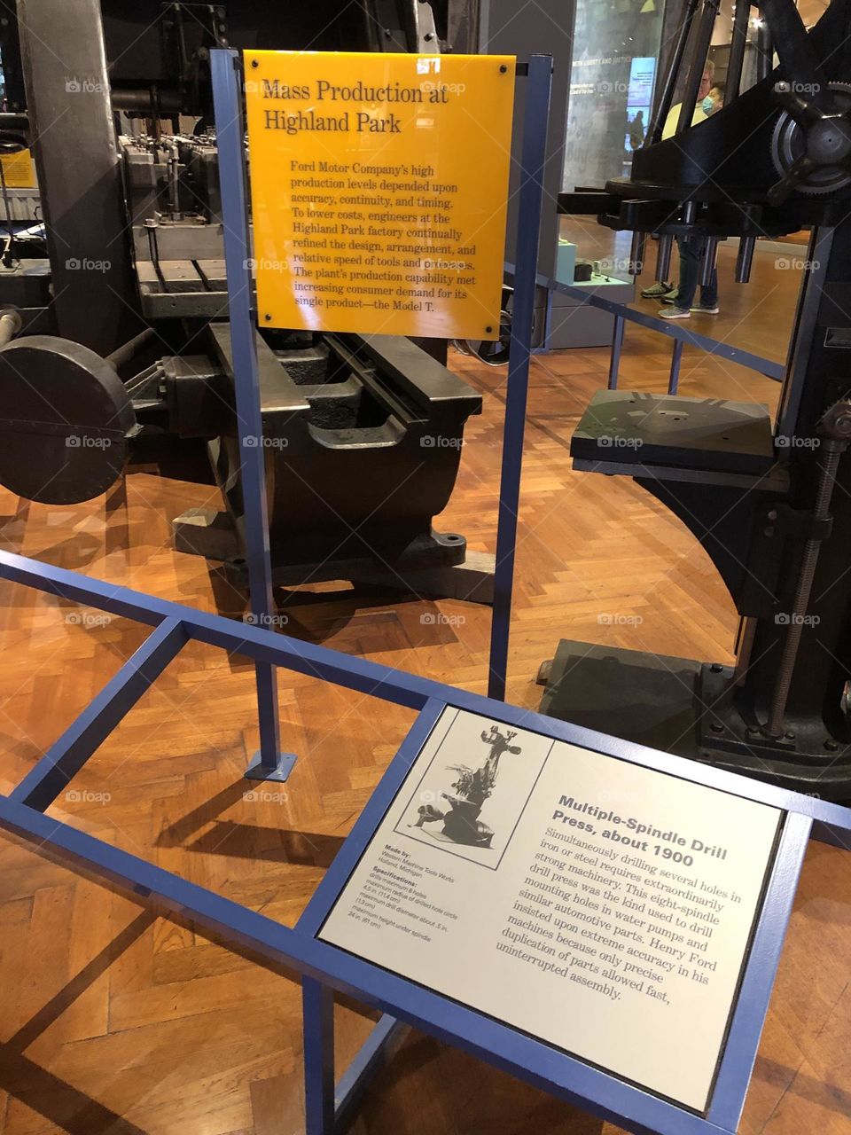 the Henry Ford - Multiple-Spindle Drill Press Sign