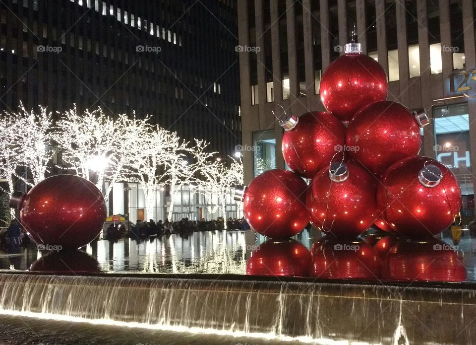 Large Christmas Ornaments NYC