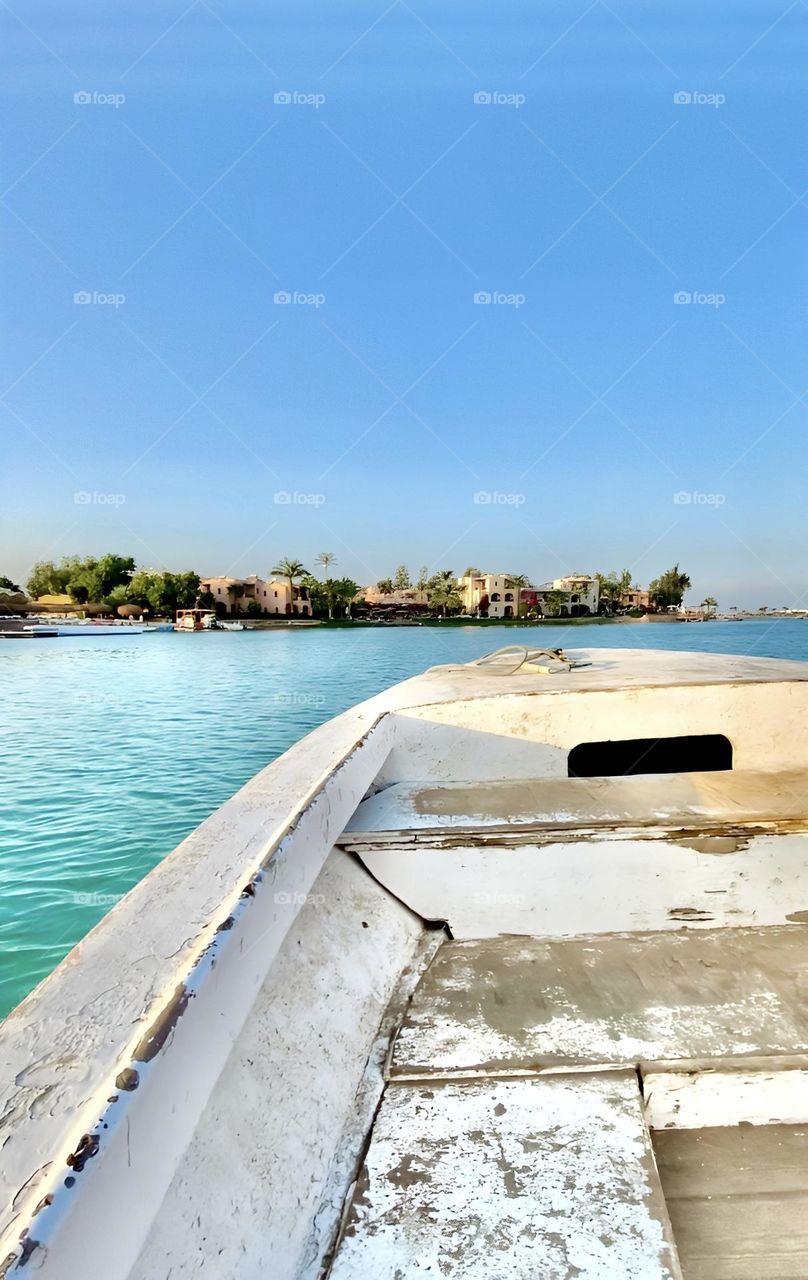 Boat at Gouna Redsea