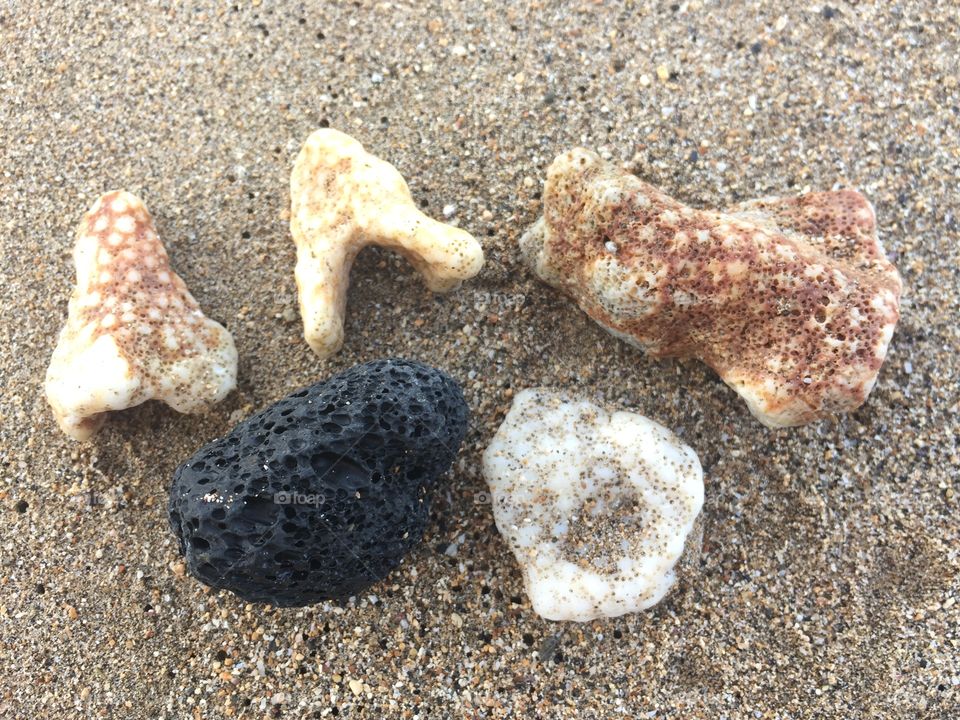 Beach stones from Maui