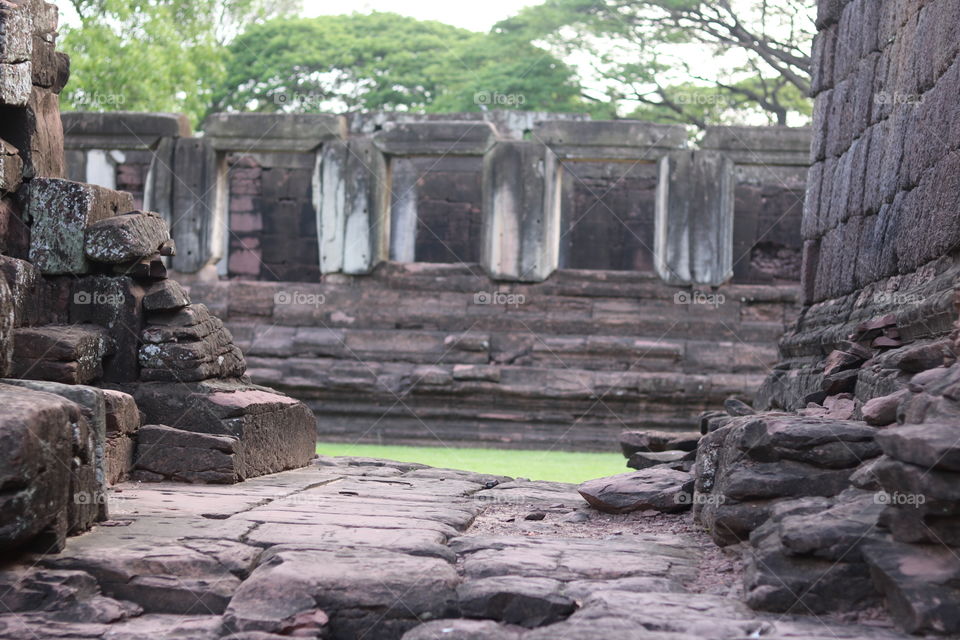 "Prasat Phimai" Stone Castle in Phimai District, Nakhonratchasima Province, Thailand