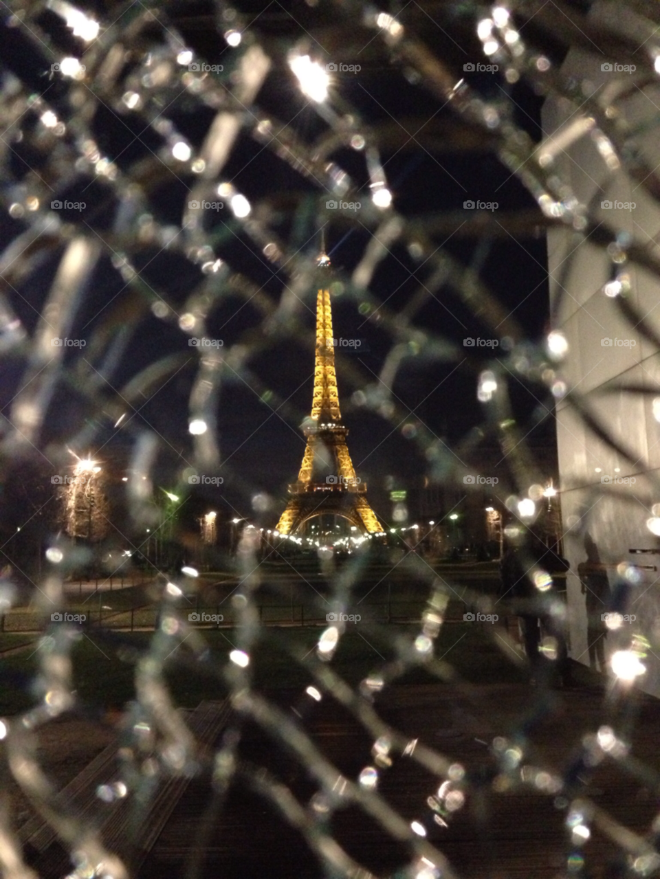 night france paris eiffel tower by rob_vh
