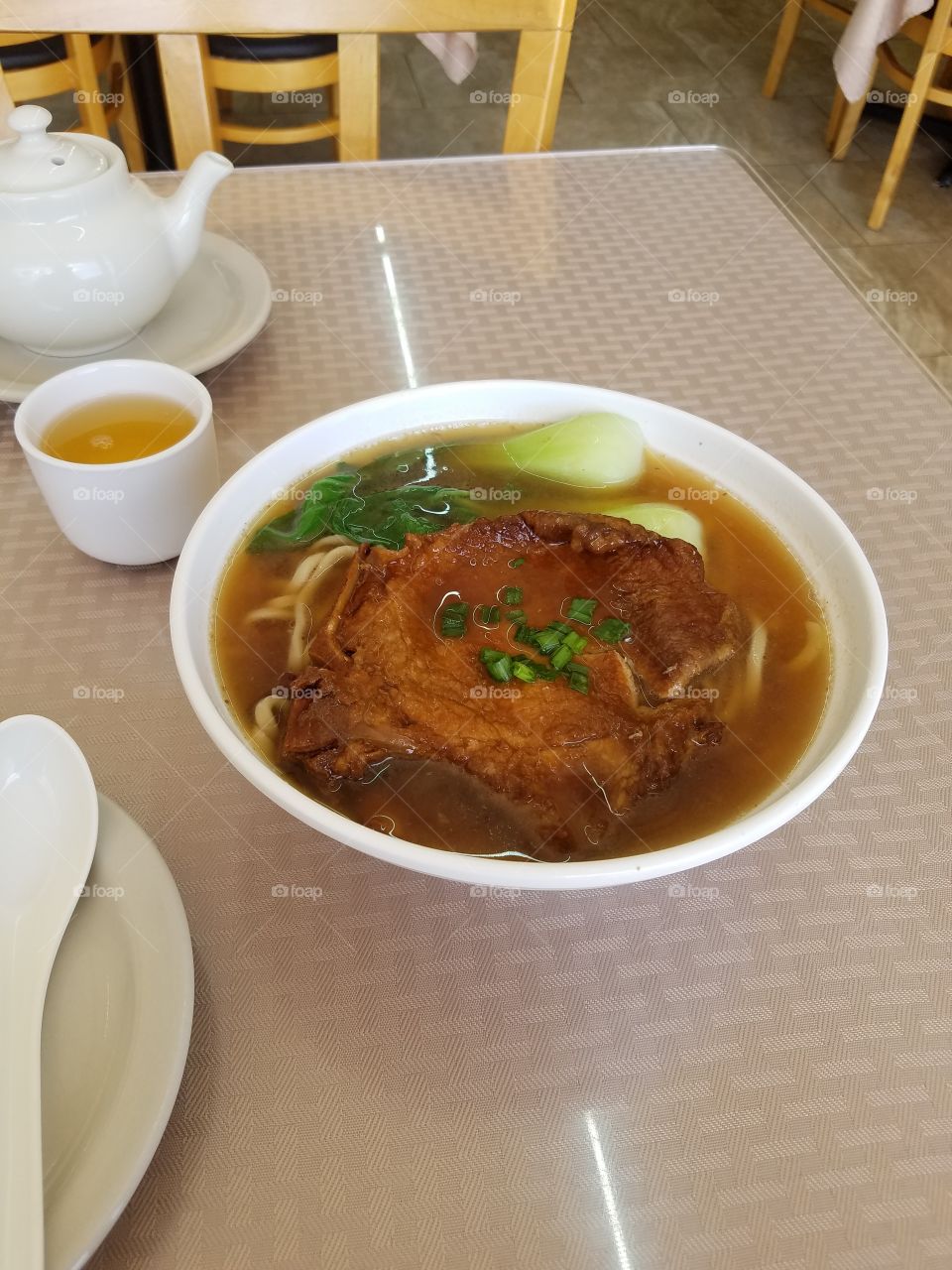 pork rib noodle soup