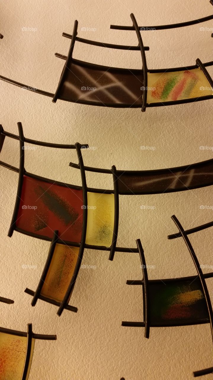 Wall Art. Crazy color wall art