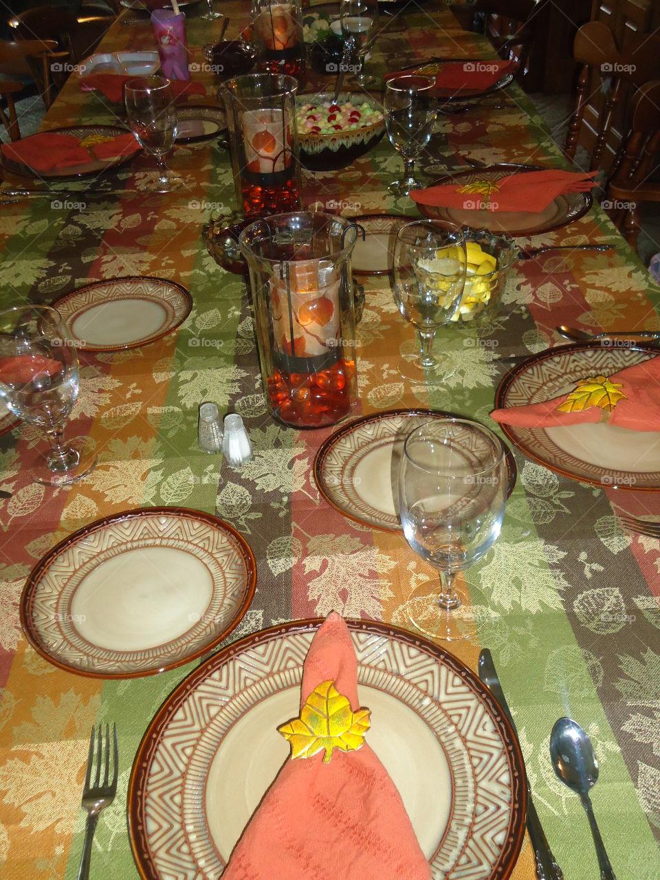 Fall Thanksgiving Table Setting