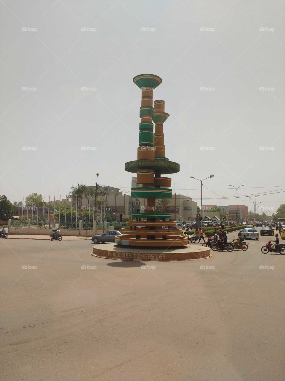 the FESPACO monument in Ouagadougou, Burkina Faso