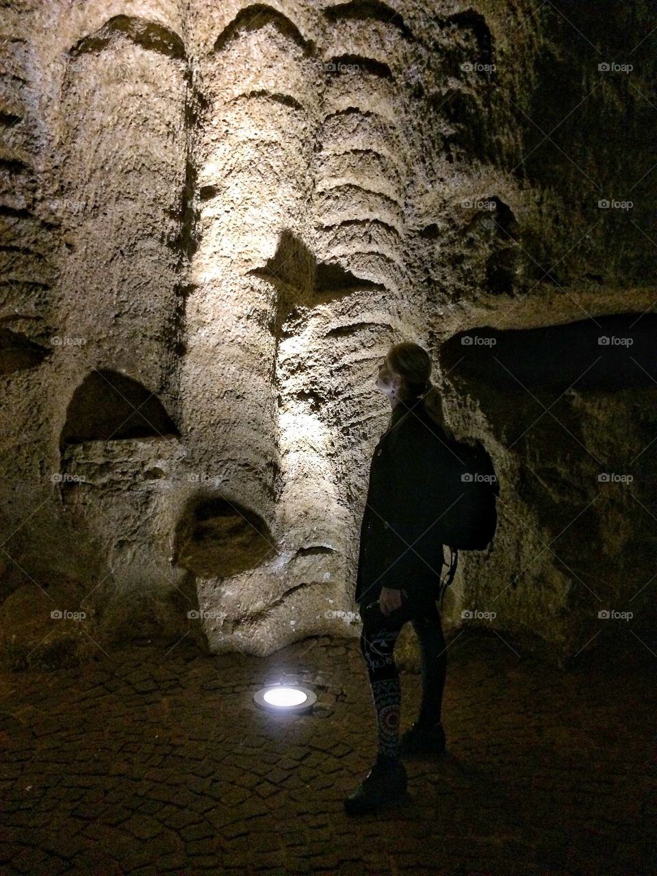 In the cave