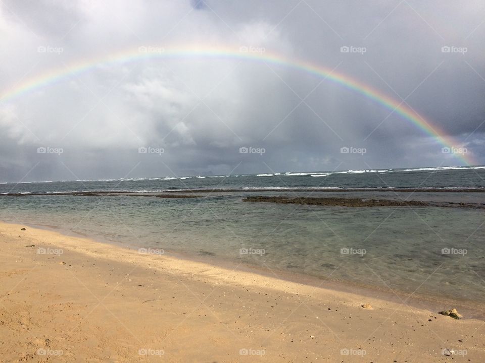 Rainbow over Paia Bay