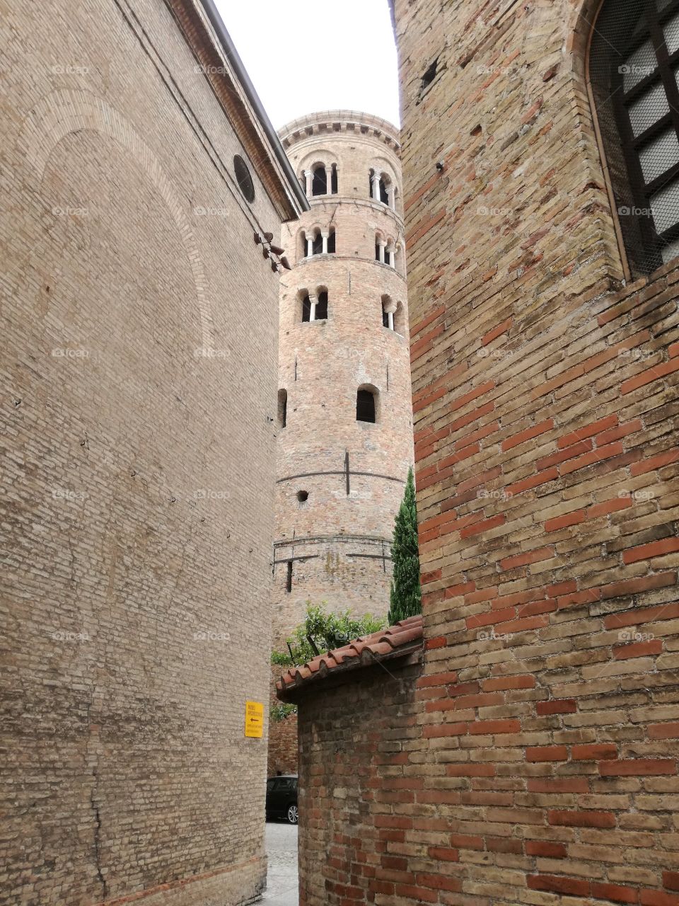 Ravenna - Italy the illusion of the Tower