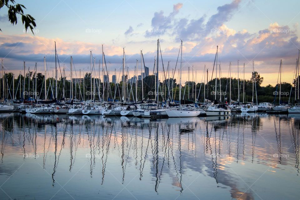 Boats on the lake