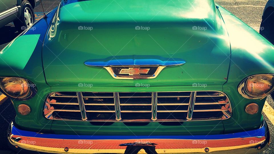 Old Green Chevy
