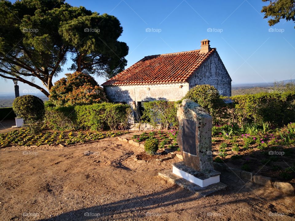 Garden, Penedo Monteiro, Castelo de Vide, Portugal
