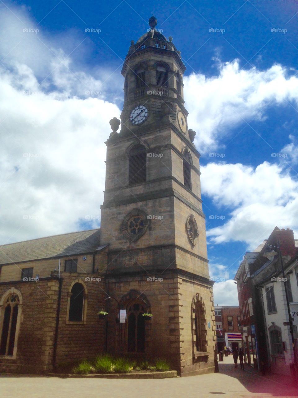 Old church tower