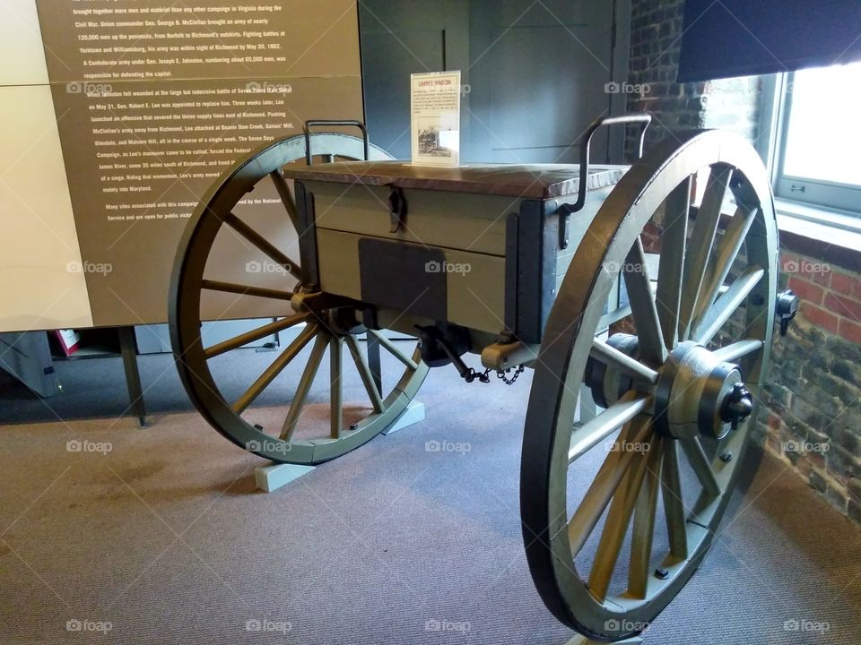 Cannon at Tredgar Iron Works Museum. Richmond, Virginia.