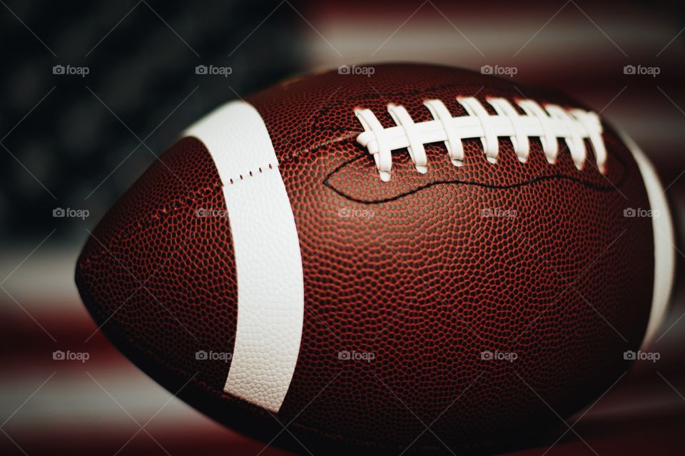 american football, ball, fans