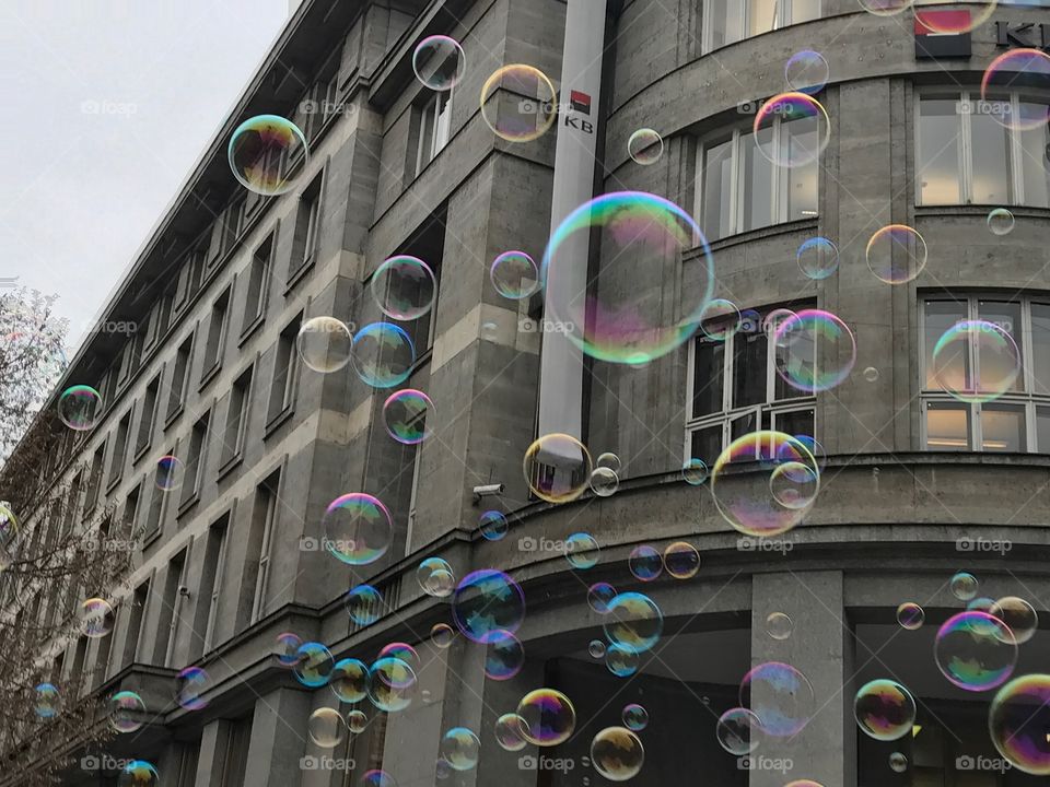 Bubbles in the city
