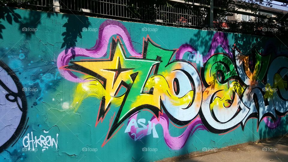 Graffiti wall colors Art colorfull
