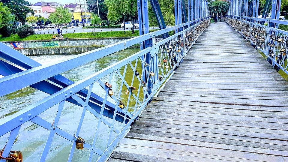 multiverse of locks on the bridge.