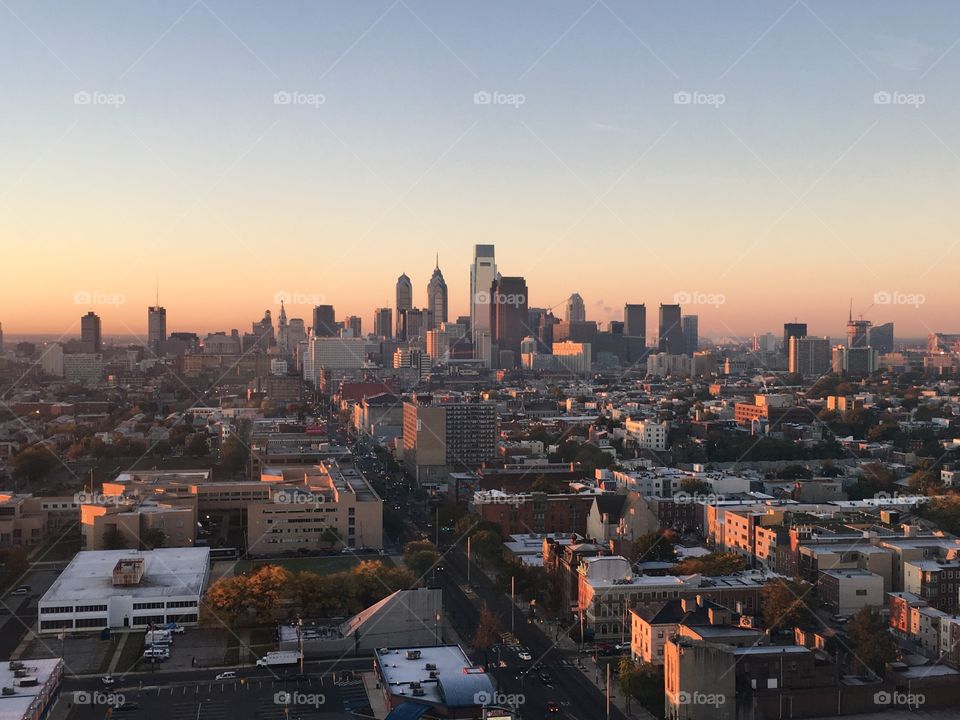 Sunrise in Philadelphia 