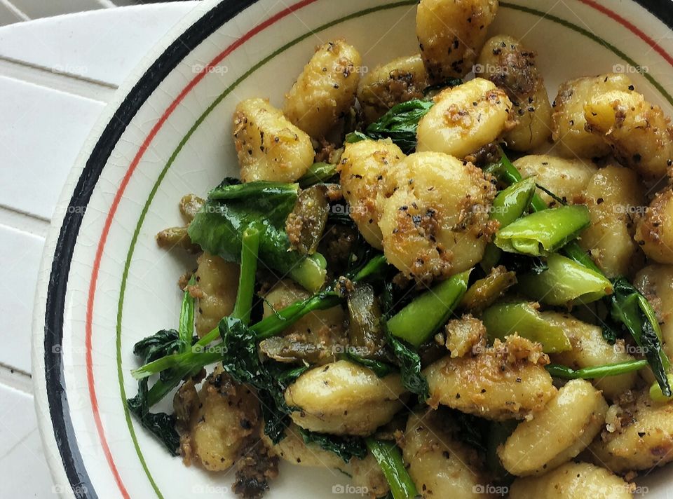 Food. Gnocchi