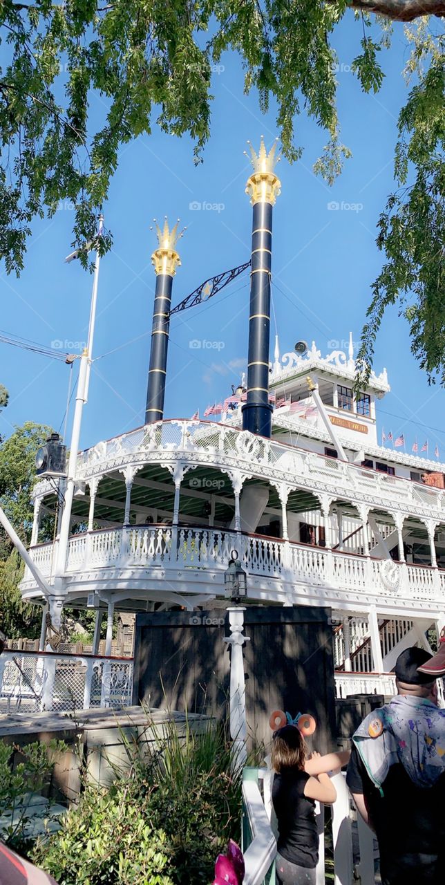 Steamboat at Disneyland