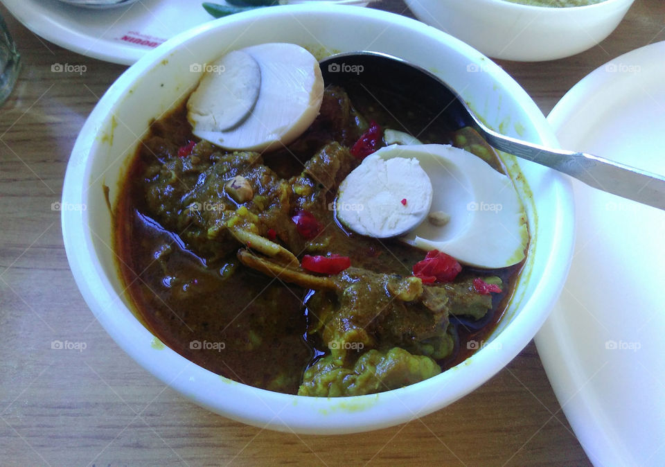 Spicy Mutton Delight.