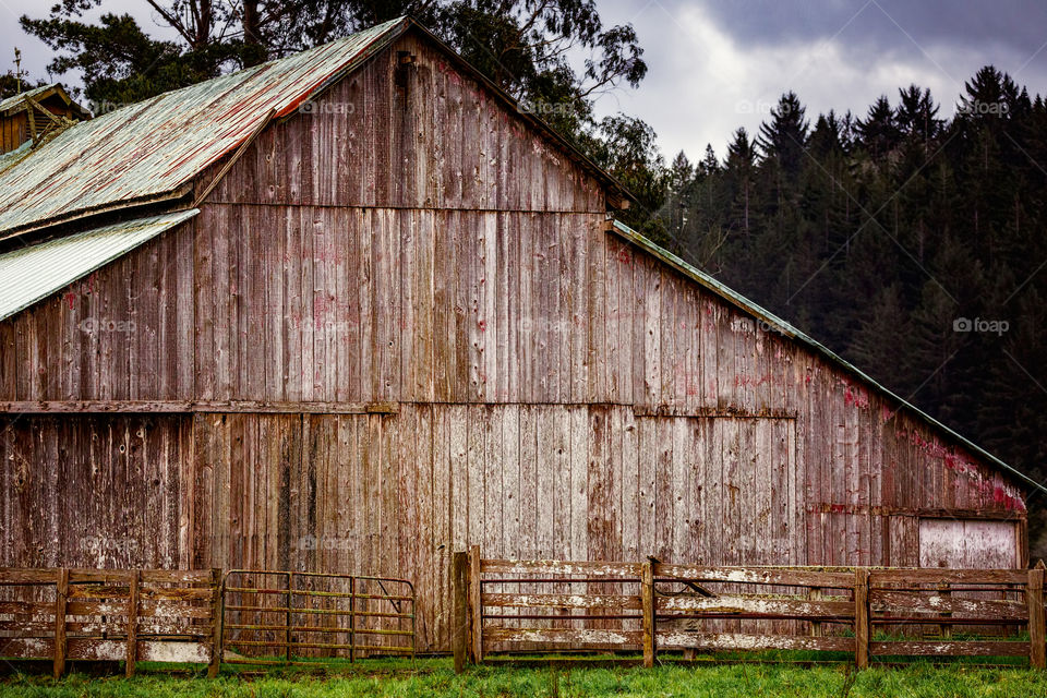 View of a old farm